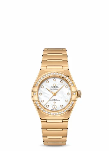 Omega Constellation Manhattan 29 Co-Axial Master Chronometer Yellow Gold / MOP / Diamond 131.55.29.20.55.002 (13155292055002)